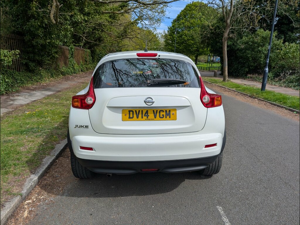 Nissan Juke 1.6 Acenta Suv Euro 5 Ss 117 DV14VGM White #6