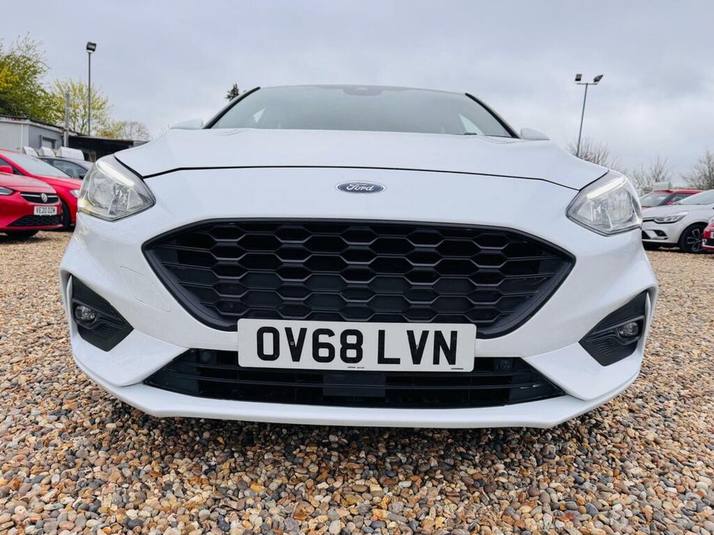 Ford Focus 1.0T Ecoboost St-line Euro 6 Ss OV68LVN White #6