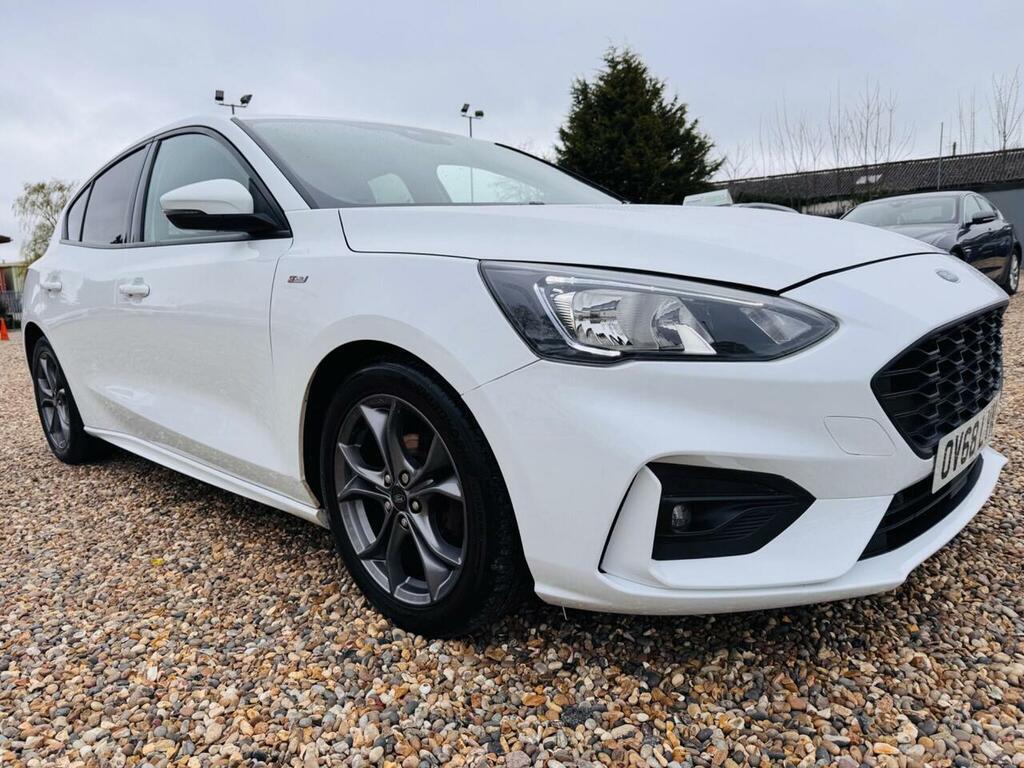 Ford Focus 1.0T Ecoboost St-line Euro 6 Ss OV68LVN White #5