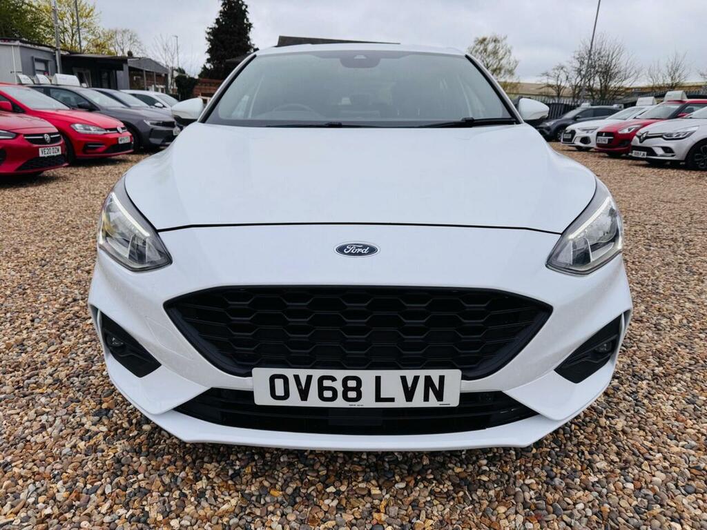 Ford Focus 1.0T Ecoboost St-line Euro 6 Ss OV68LVN White #2
