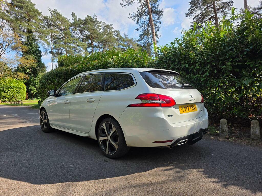 Peugeot 308 SW 2.0 Bluehdi Gt Line Euro 6 S S YY17YHX White #5