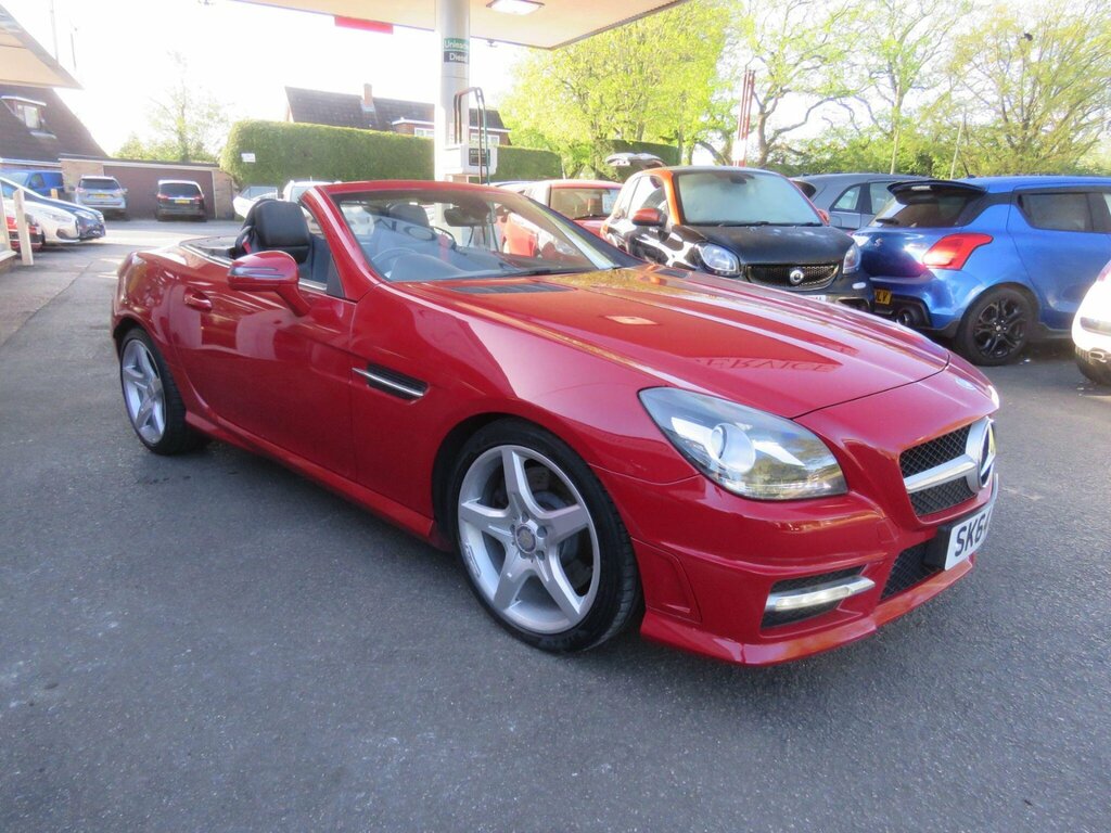 Mercedes-Benz SLK 2.1 Slk250 Cdi Amg Sport G-tronic Euro 5 Ss SK64BKX Red #3