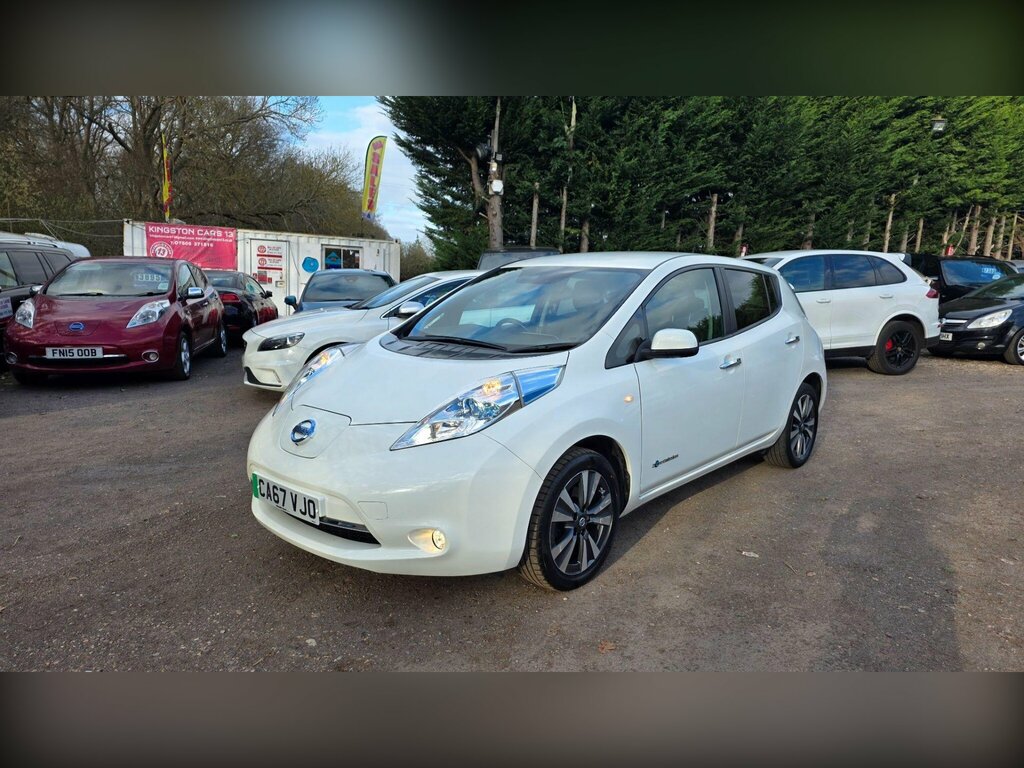 Nissan Leaf 30Kwh Tekna CA67VJO White #2