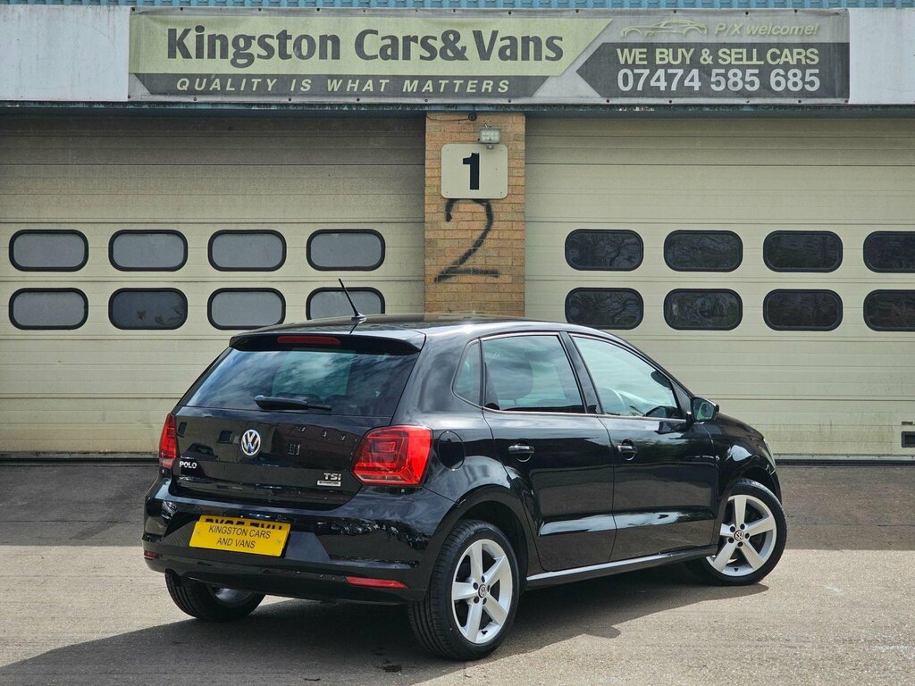 Volkswagen Polo 1.2 Tsi Bluemotion Tech Sel Dsg Euro 6 Ss RX65ZYH Black #6