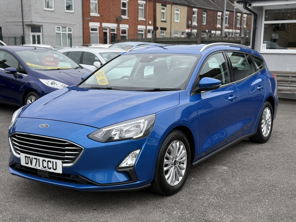 Ford Focus Titanium Edition 1.0T 2021 71 Reg DV71CCU Blue #3