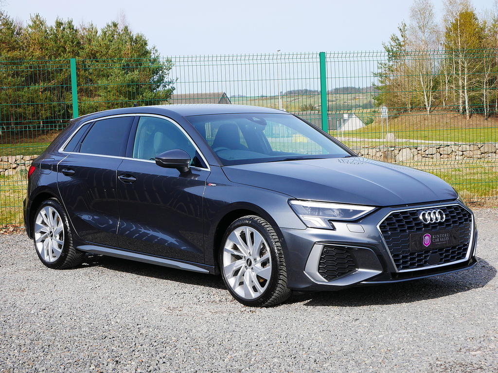 Audi A3 1.5 Tfsi S Line Sportback U3295 Ulez SW71AHZ Grey #2