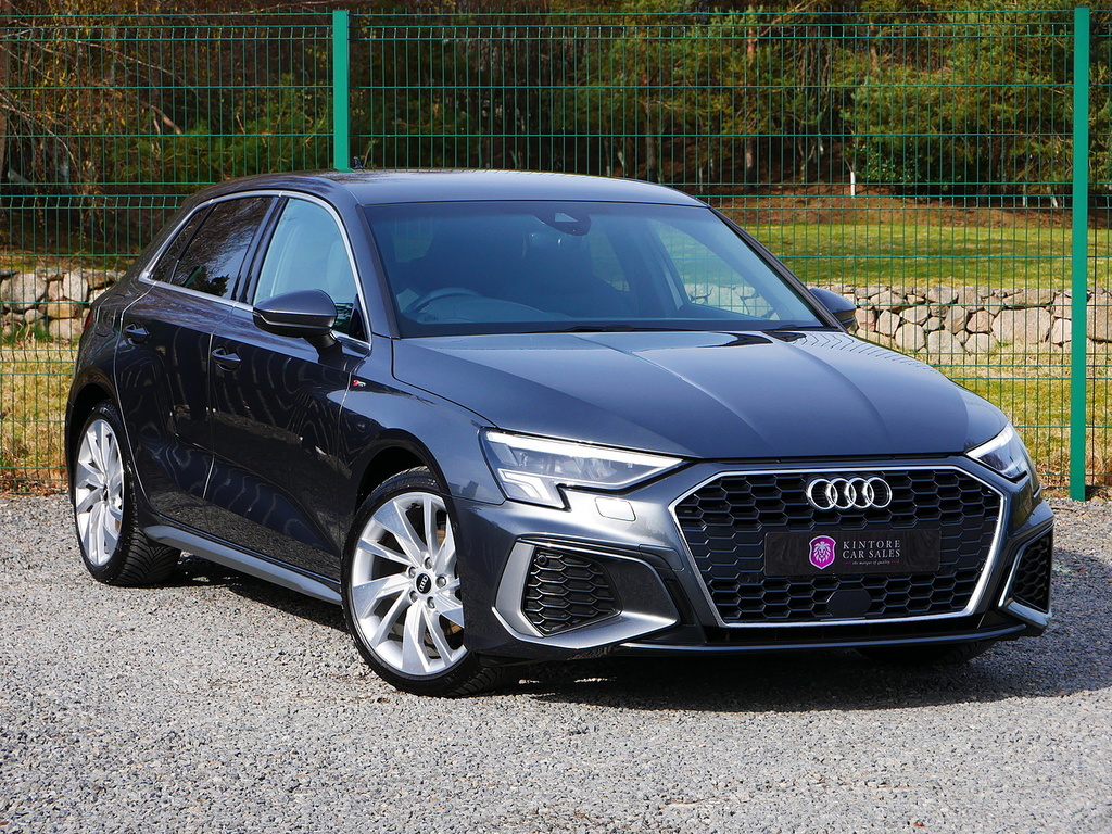 Audi A3 1.5 Tfsi S Line Sportback U3295 Ulez Grey