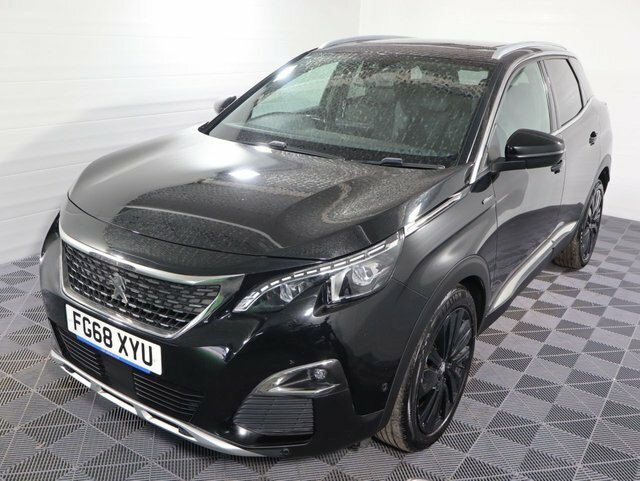 Peugeot 3008 1.5 Bluehdi Gt Line Premium Suv FG68XYU Black #3