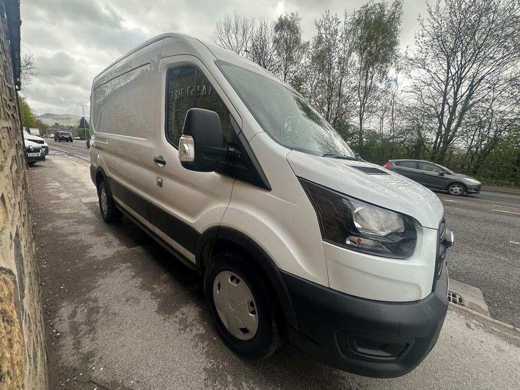 Ford Transit Custom Panel Van 2.0 350 Ecoblue Leader Fwd L2 H2 Euro 6 BK71KOD White #3