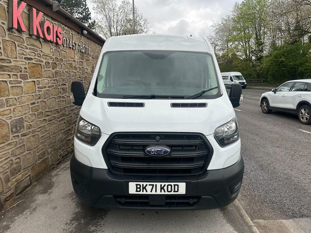 Ford Transit Custom Panel Van 2.0 350 Ecoblue Leader Fwd L2 H2 Euro 6 BK71KOD White #5