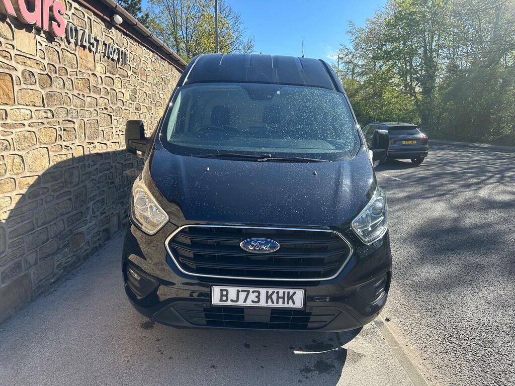 Ford Transit Custom Panel Van 2.0 300 Ecoblue Limited L2 H2 Euro 6 S BJ73KHK Black #5