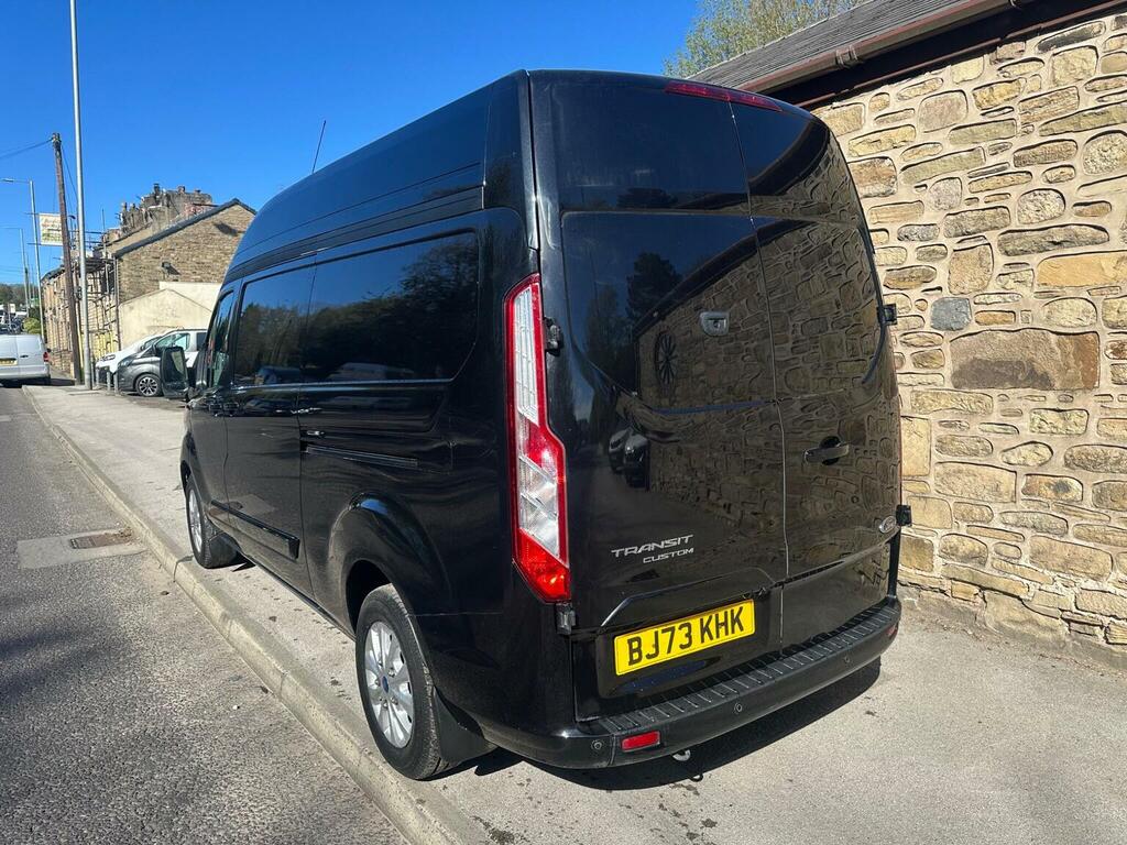 Ford Transit Custom Panel Van 2.0 300 Ecoblue Limited L2 H2 Euro 6 S BJ73KHK Black #2