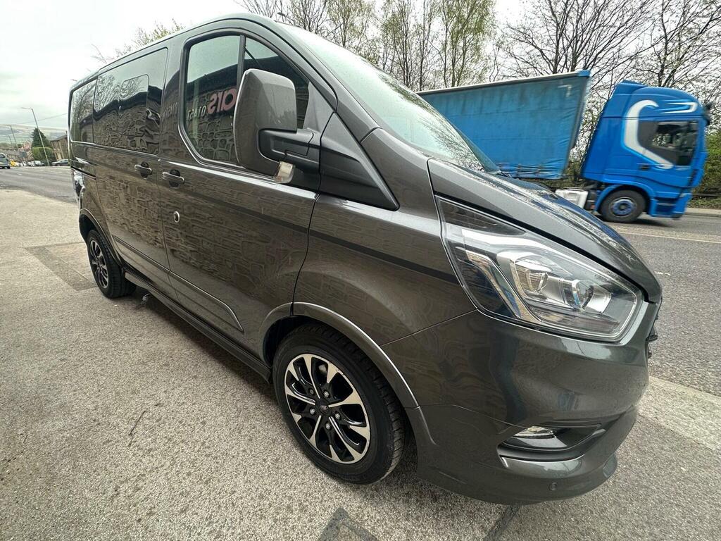 Ford Transit Custom Combi Van 2.0 320 Ecoblue Sport Crew Van L1 H YM71HRG Grey #3