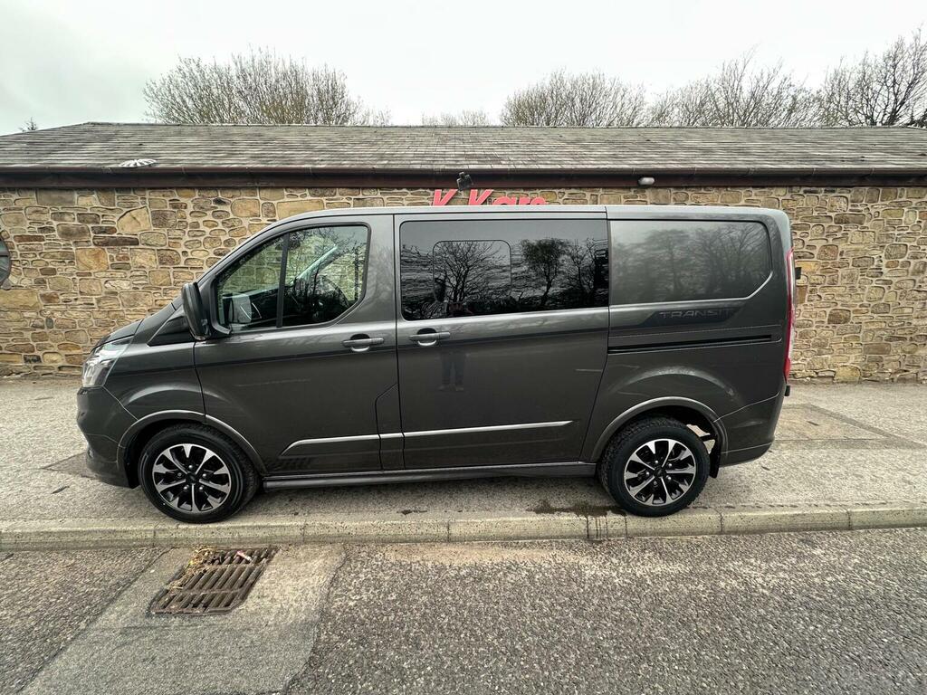 Ford Transit Custom Combi Van 2.0 320 Ecoblue Sport Crew Van L1 H YM71HRG Grey #6