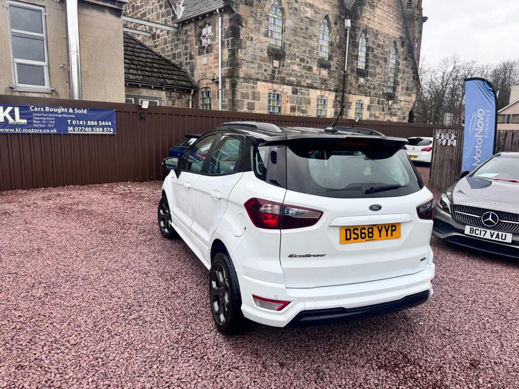 Ford Ecosport Suv 1.0T Ecoboost St-line Euro 6 Ss 20186 DS68YYP White #4