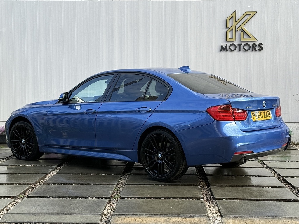 BMW 3 Series 2.0 320D M Sport Saloon Xdrive Eur PE65XAB Blue #4