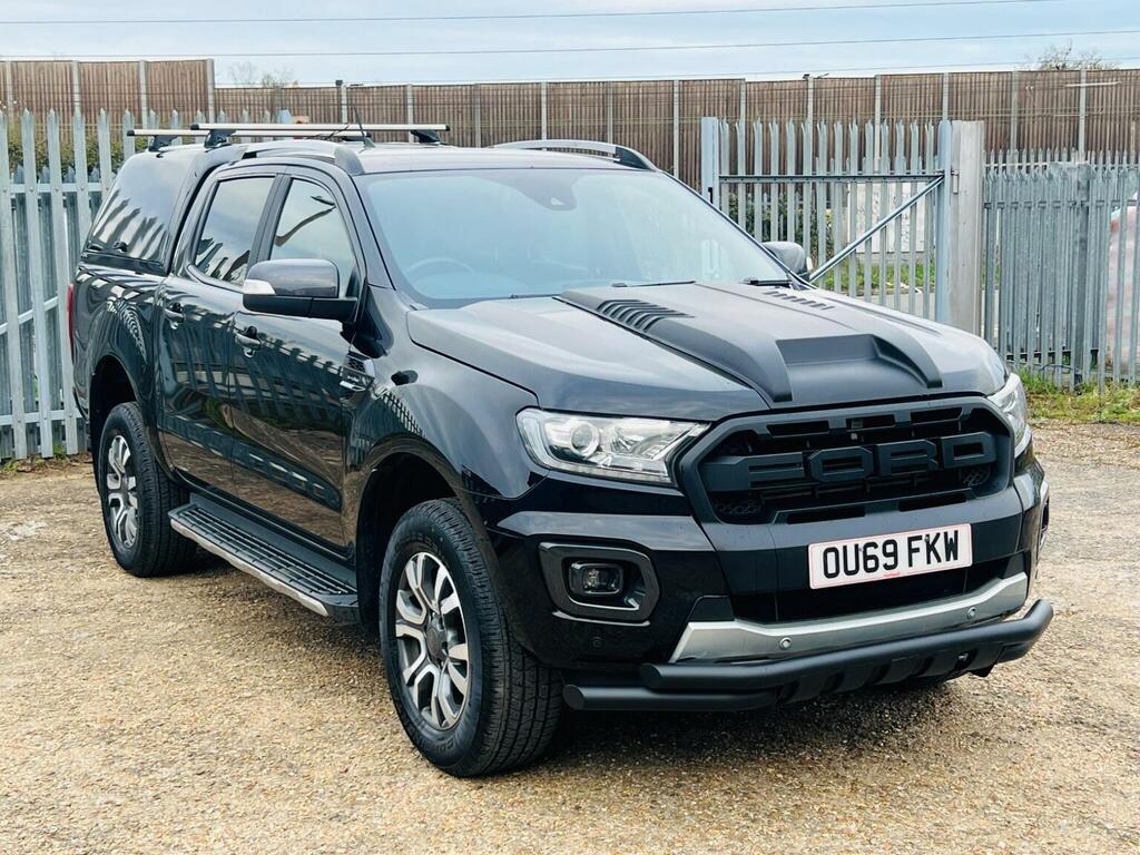 Ford Ranger Pickup 2.0 Ecoblue Wildtrak 4Wd Euro 6 Ss OU69FKW Black #3