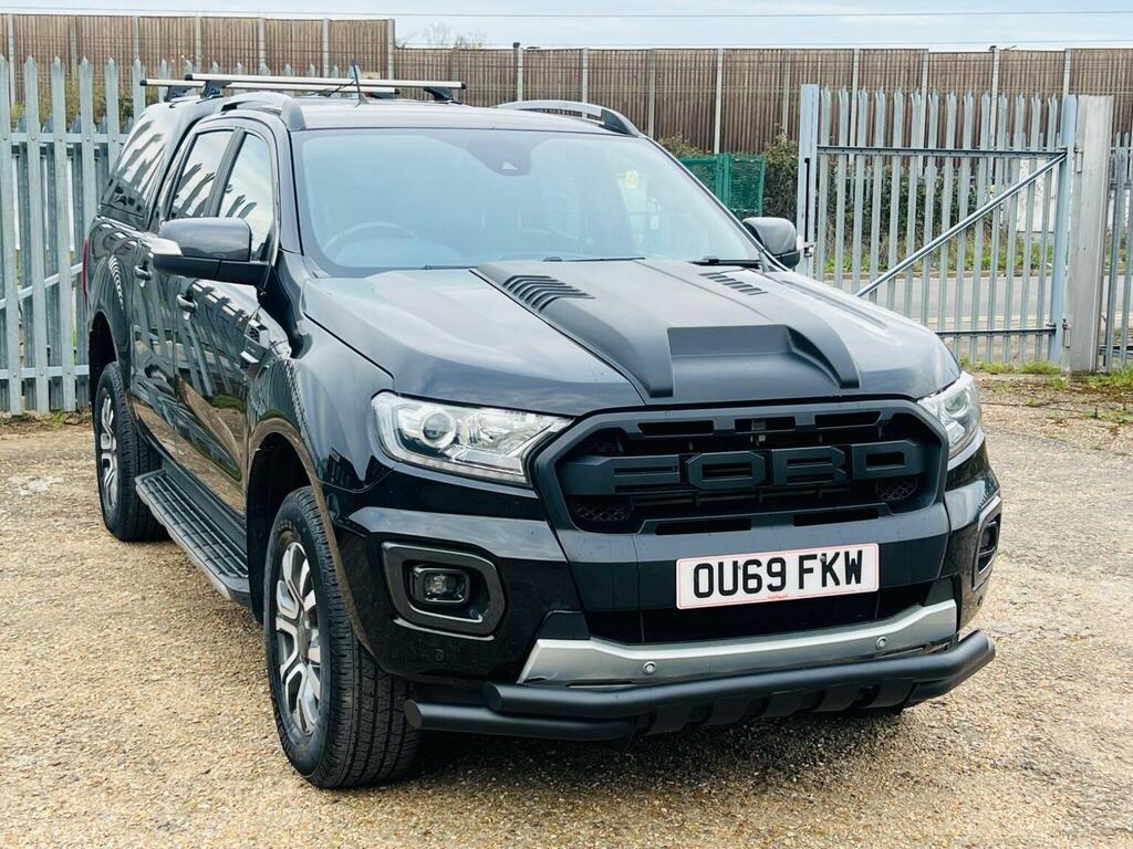 Ford Ranger Pickup 2.0 Ecoblue Wildtrak 4Wd Euro 6 Ss OU69FKW Black #4