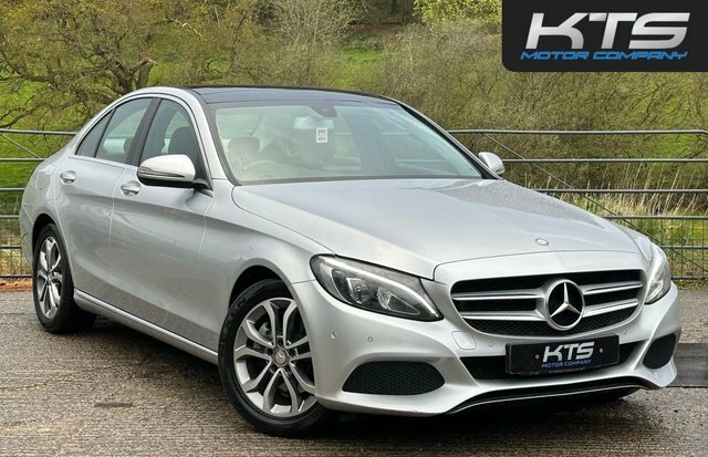 Mercedes-Benz C Class C220d Sport Premium Saloon Silver