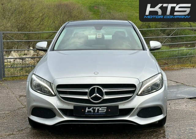 Mercedes-Benz C Class C220d Sport Premium Saloon DU66GFX Silver #2
