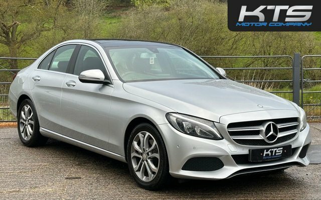Mercedes-Benz C Class C220d Sport Premium Saloon DU66GFX Silver #4