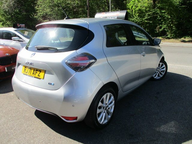 Renault Zoe 2021 R135 Ev50 52Kwh Iconic Hatchback RJ71AFZ Grey #5