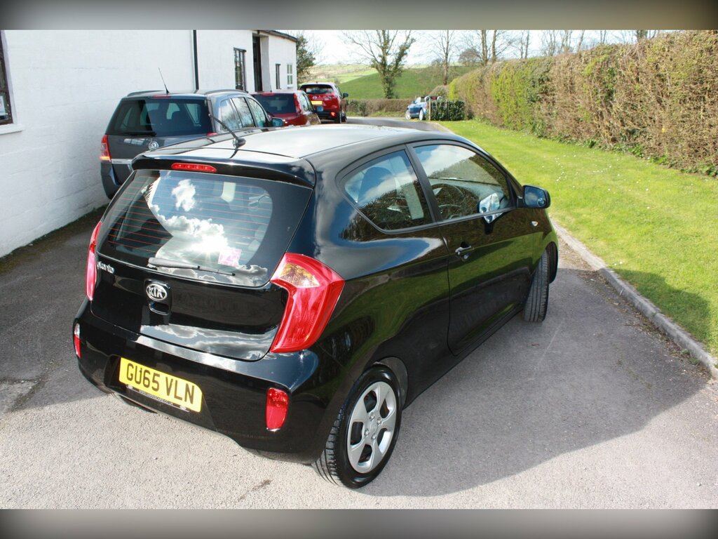 Kia Picanto 1.0 1 Hatchback Euro 5 68 Bhp GU65VLN Black #5