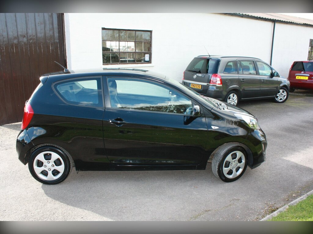 Kia Picanto 1.0 1 Hatchback Euro 5 68 Bhp GU65VLN Black #4