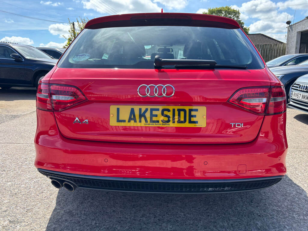 Audi A4 2.0 Tdi 150 S Line Multitronic GM15JDX Red #3