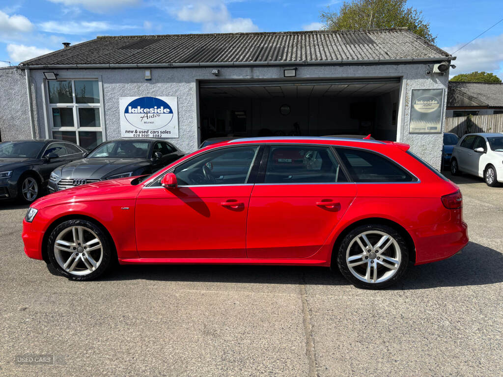 Audi A4 2.0 Tdi 150 S Line Multitronic GM15JDX Red #2