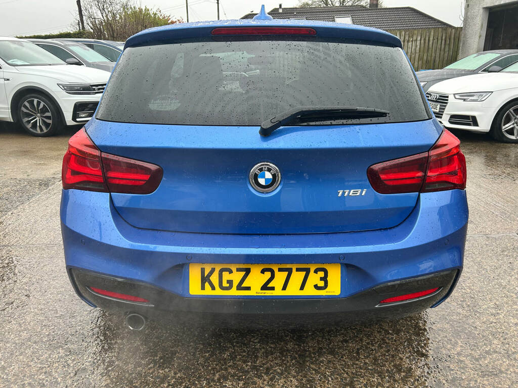 BMW 1 Series 118I 1.5 M Sport Shadow Edition KGZ2773 Blue #4