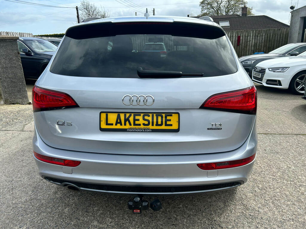 Audi Q5 2.0 Tdi 150 Quattro S Line Plus WN66XYK Silver #4