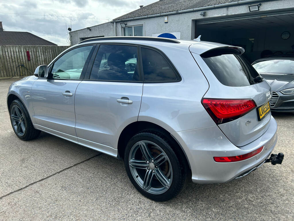 Audi Q5 2.0 Tdi 150 Quattro S Line Plus WN66XYK Silver #3