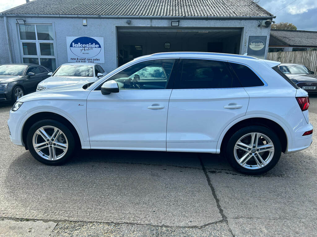 Audi Q5 40 Tdi Quattro S Line S Tronic XGZ9353 White #2
