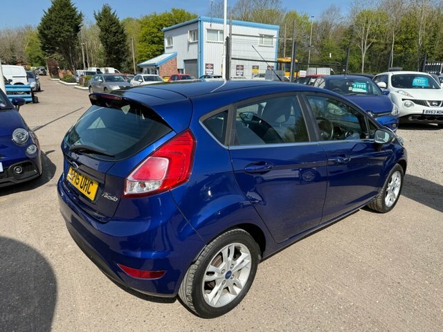 Ford Fiesta 1.25 Zetec Hatchback Euro 6 82 EF15UHC Blue #3