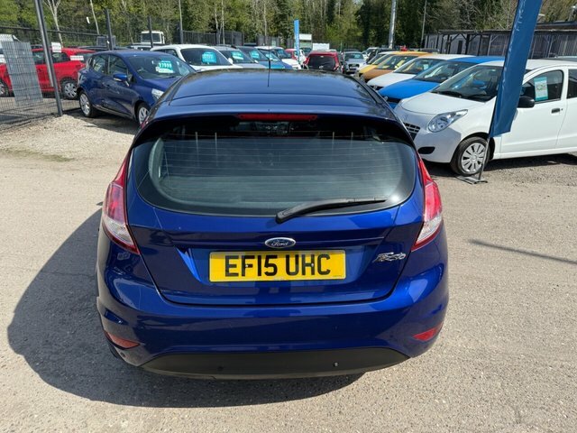 Ford Fiesta 1.25 Zetec Hatchback Euro 6 82 EF15UHC Blue #4