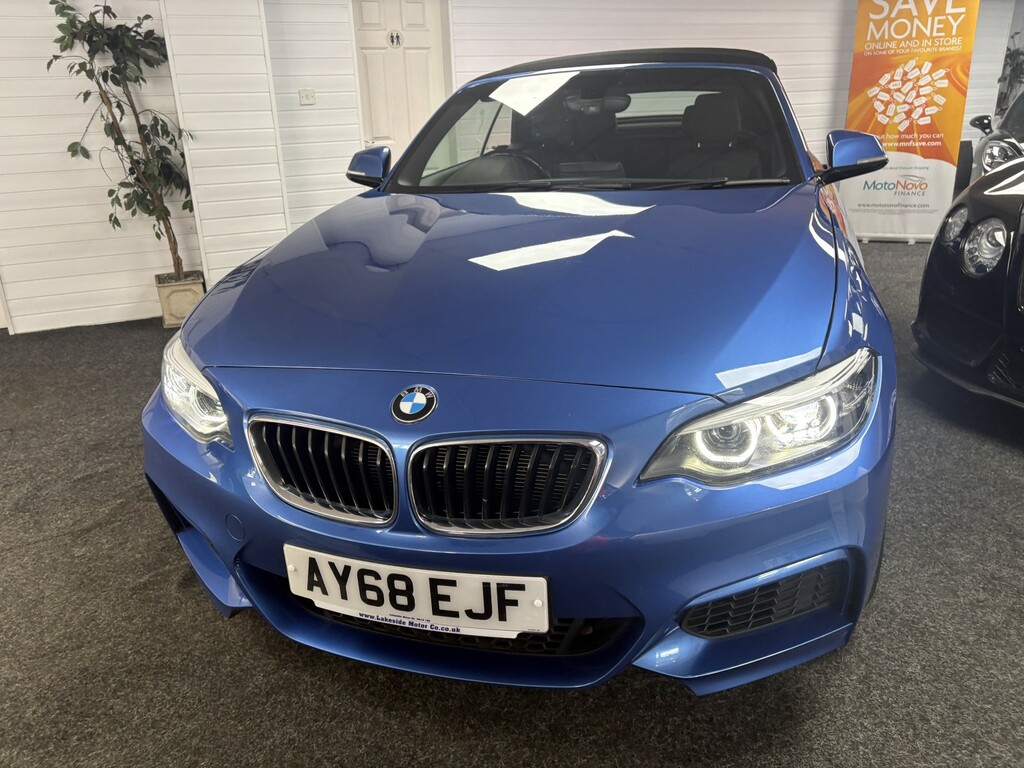 BMW 2 Series Convertible 1.5 218I M Sport Convertible Blue #4