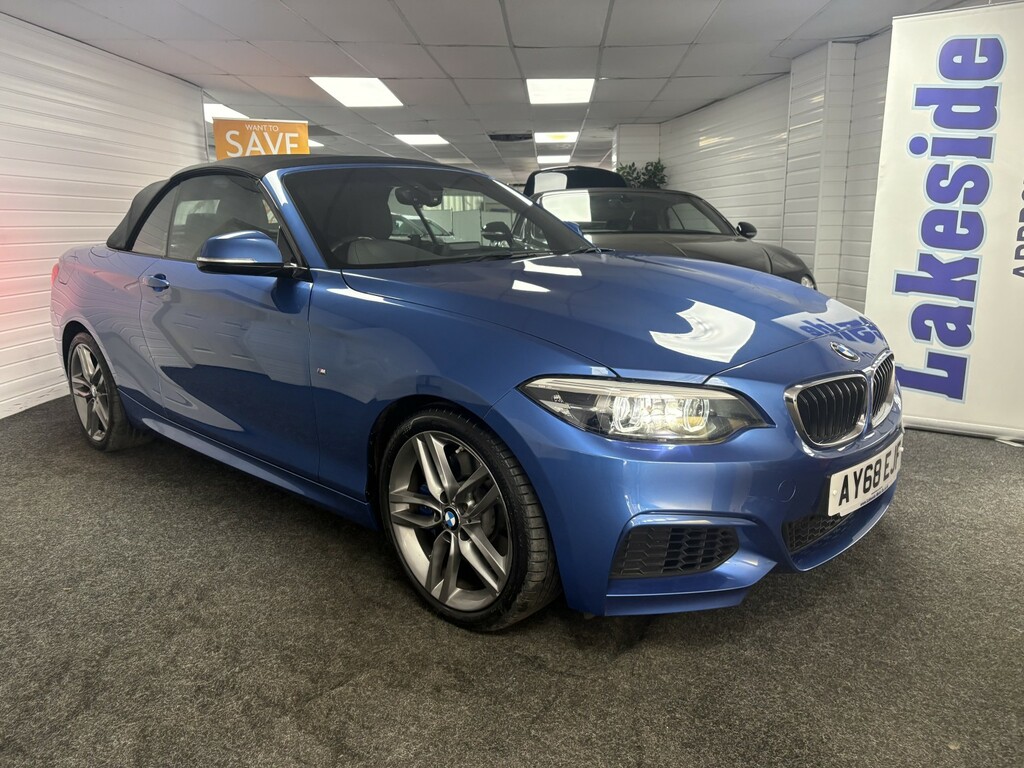 BMW 2 Series Convertible 1.5 218I M Sport Convertible Blue #2