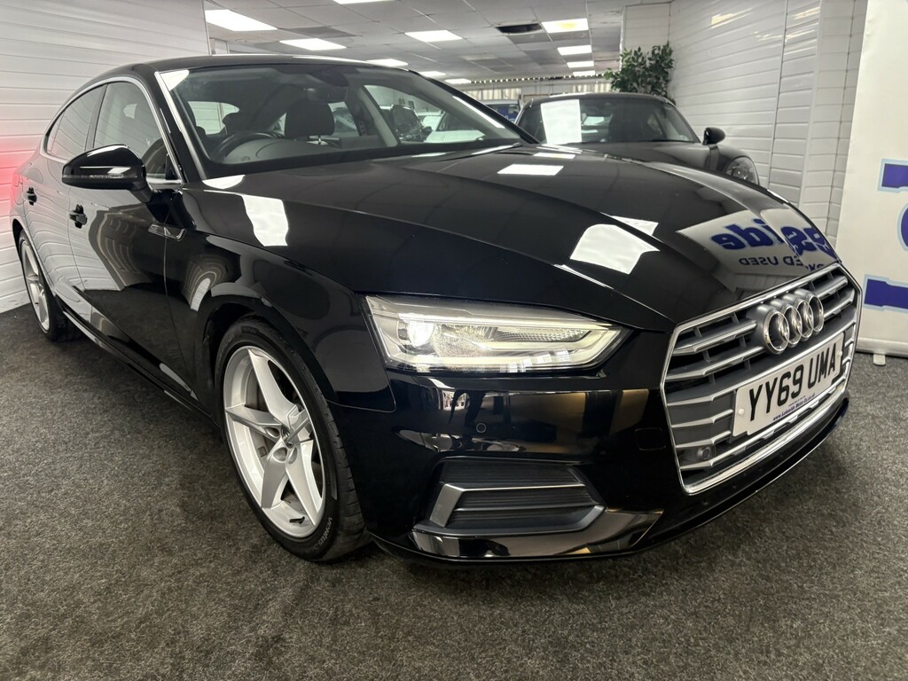 Audi A5 Hatchback 2.0 Tfsi 35 Sport YY69UMA Black #2