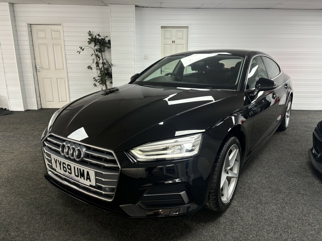 Audi A5 Hatchback 2.0 Tfsi 35 Sport YY69UMA Black #4