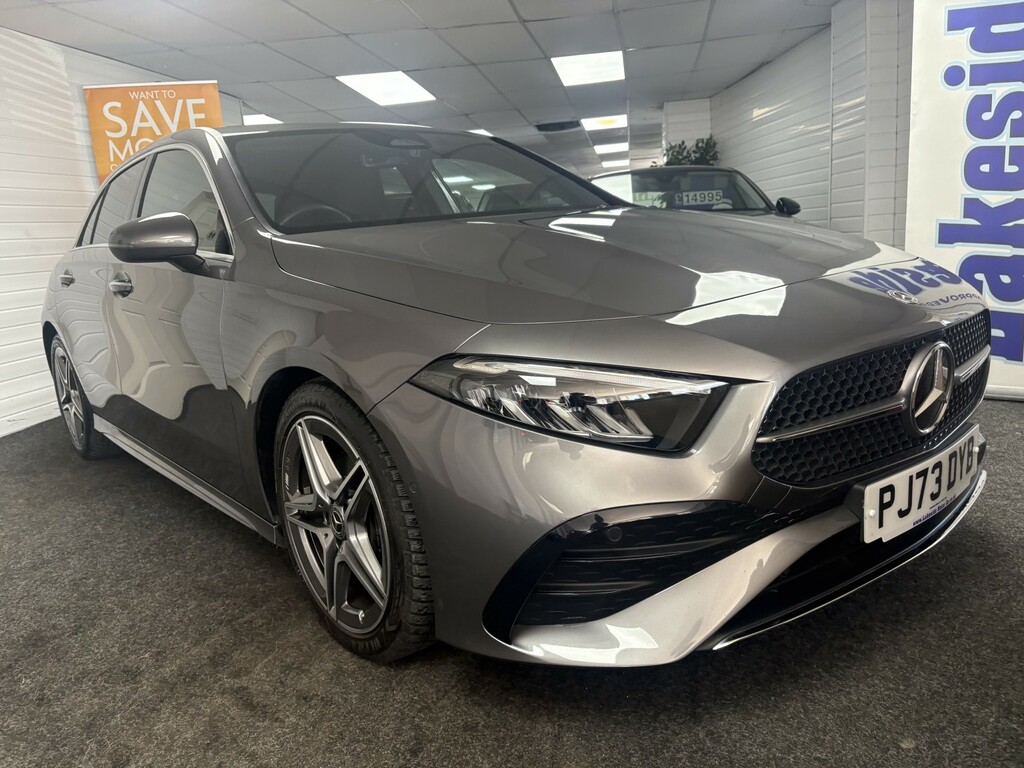 Mercedes-Benz A Class Hatchback 1.3 A180h Mhev Amg Line PJ73DYB Grey #2