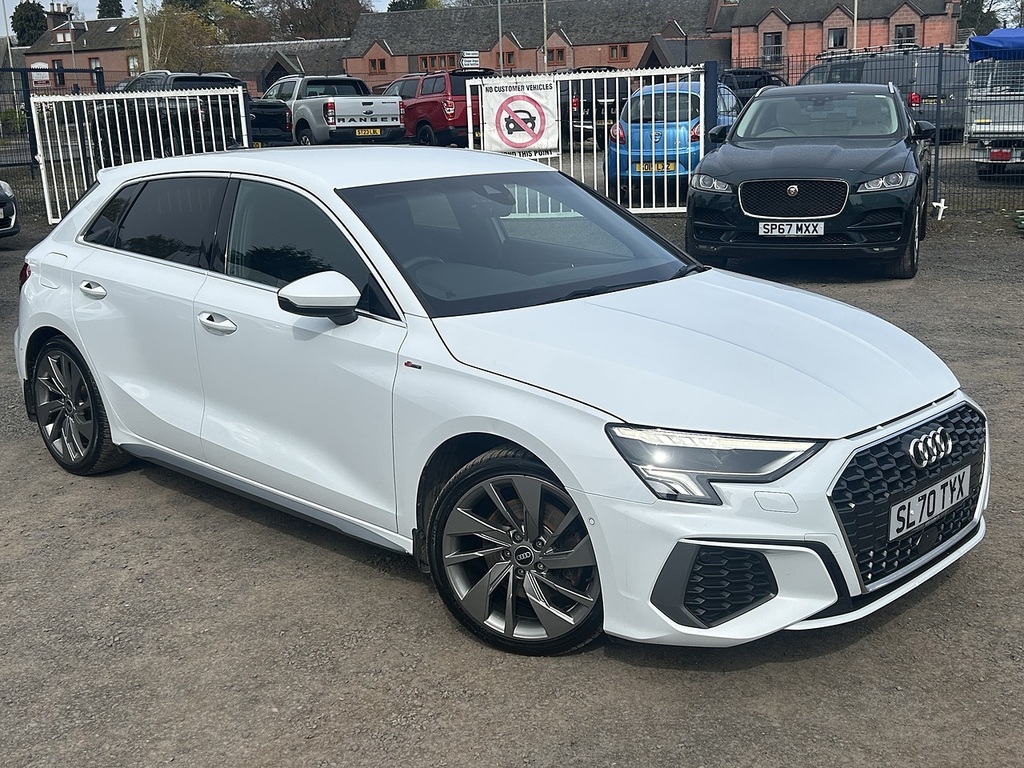 Audi A3 1.5 Tfsi 35 S Line Sportback Eur White