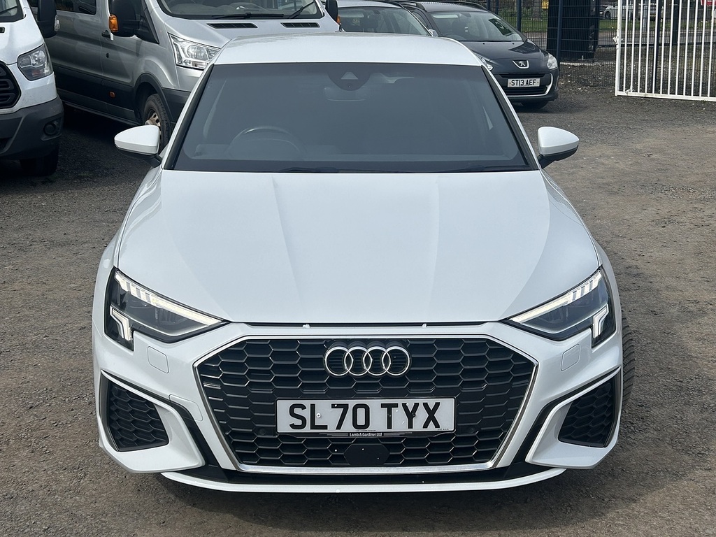 Audi A3 1.5 Tfsi 35 S Line Sportback Eur SL70TYX White #2