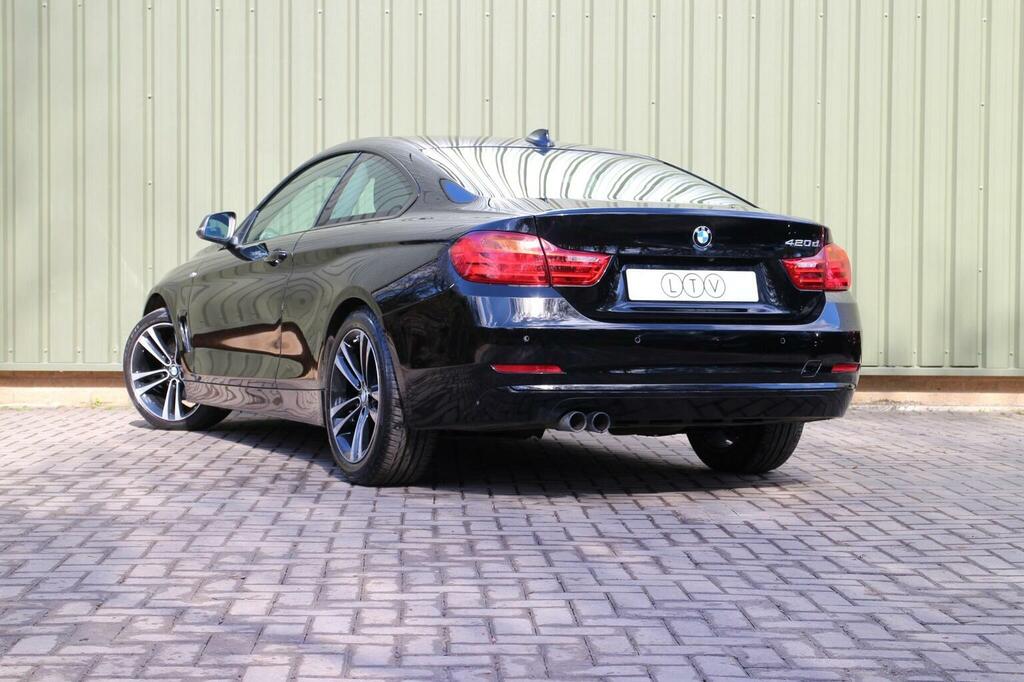 BMW 4 Series 2.0 420D Sport Euro 6 Ss FV66YRN Black #5