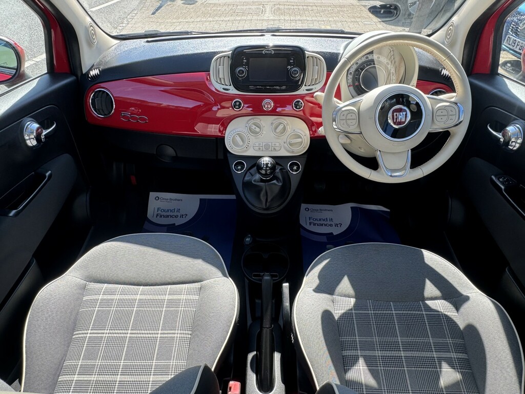 Fiat 500 1.2 1.2 69Hp Lounge EU68ZTD Red #4