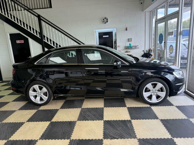 Audi A3 Tdi Sport Saloon WP65FXY Black #4
