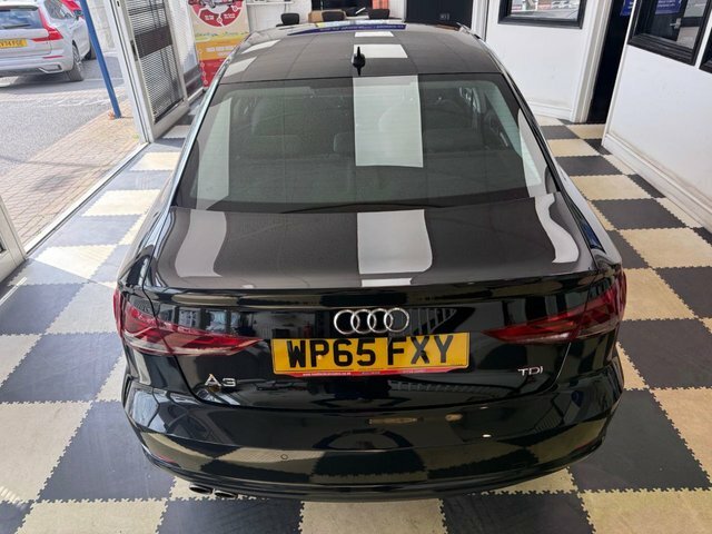 Audi A3 Tdi Sport Saloon WP65FXY Black #6
