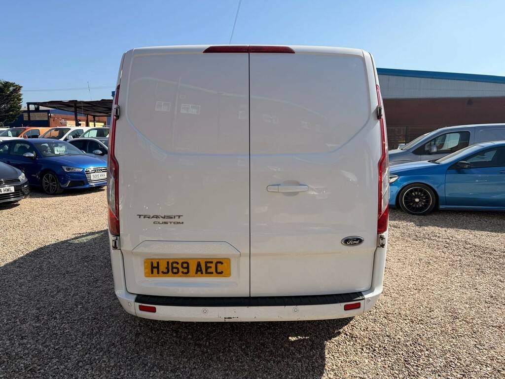 Ford Transit Custom 2.0 300 Ecoblue Limited L2 H1 Euro 6 Ss HJ69AEC White #6