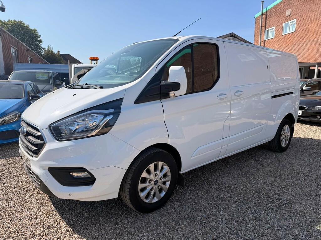 Ford Transit Custom 2.0 300 Ecoblue Limited L2 H1 Euro 6 Ss HJ69AEC White #3