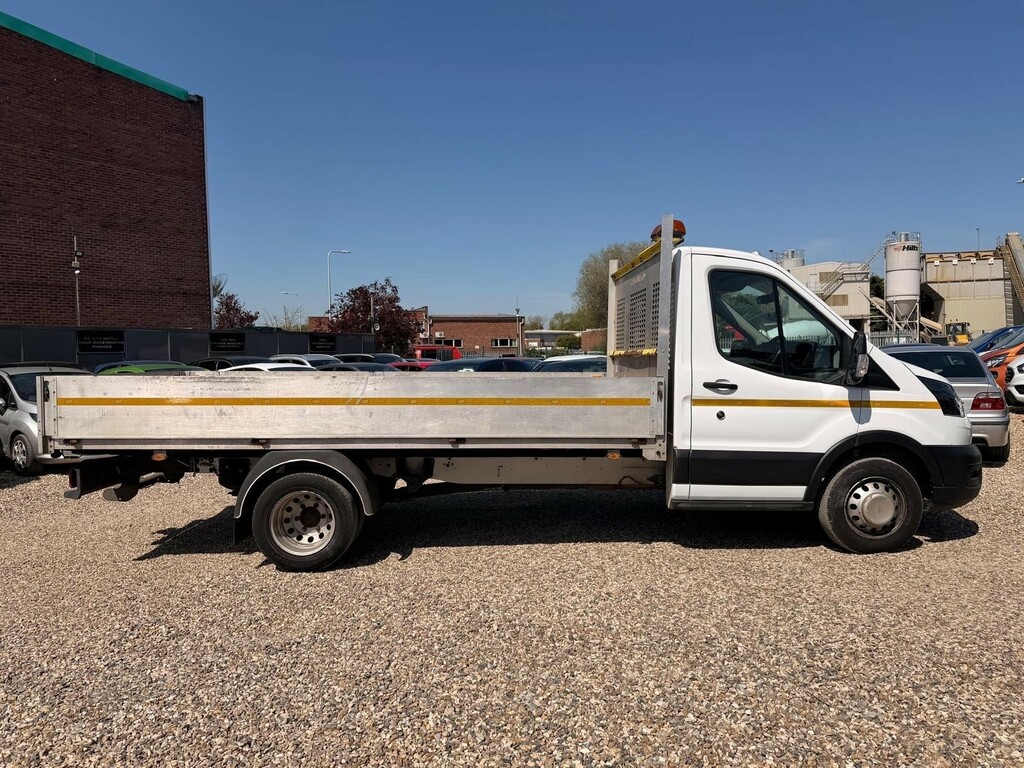 Ford Transit Custom 2.0 350 Ecoblue Leader Dropside WN21UGL White #4